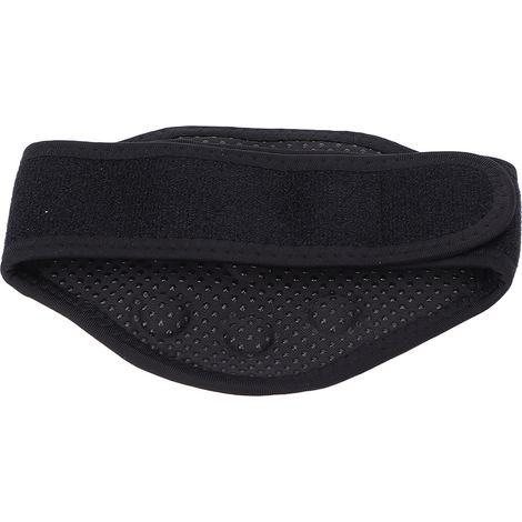 Tour de cou respirant et chaud, protection cervicale élastique douce avec fermeture auto-agrippante pour hommes et femmes (1/5)