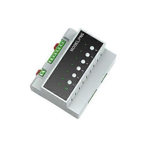 Tuya Smart Zigbee 6-Kanal-Relais-Schaltmodul zur Fernsteuerung von Haushaltsgeräten, unterstützt 3-Wege-Steuerung (1/5)