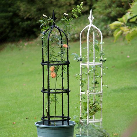 Support Pour Plantes Grimpantes - Structure Métallique Antirouille - Hauteur Réglable - Pour Jardin Balcon Cour - 1 Pièce (1/5)