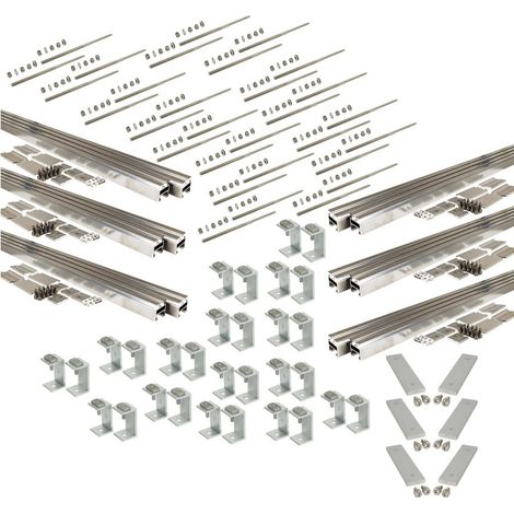 Set de montage vis à double filetage 4plus,12 capt. pour differentes toitures