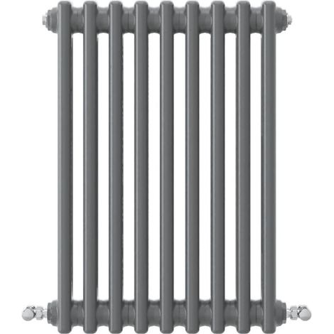 Acezanble Horizontal Traditional Cast Iron Style Radiator 600x425mm 3 Column Anthracite (1/4)
