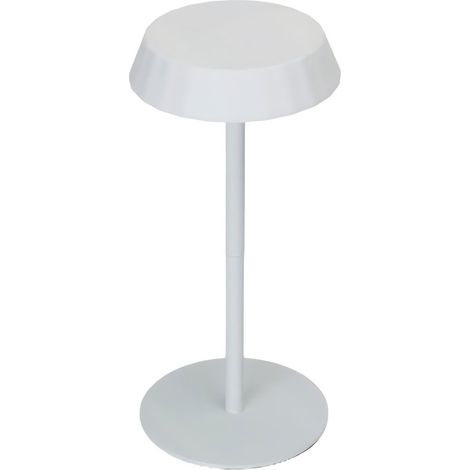 Lampe de table LED minimaliste nordique, blanche, 2,4 W, IP20, pour chambre et bureau. (1/3)