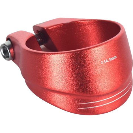 Collier de serrage de tige de selle de vélo léger de 34,9 mm en alliage d'aluminium, fixation sécurisée pour VTT. (1/5)