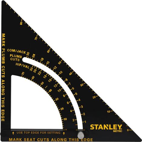 Équerre de charpentier ajustable en aluminium QUICKSQUARE® 180 mm - STANLEY - STHT46056-0 (1/5)