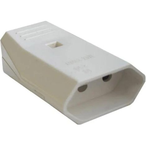 Fiche Red électrique femelle 4mm 10a/250v Couleur White 9258
