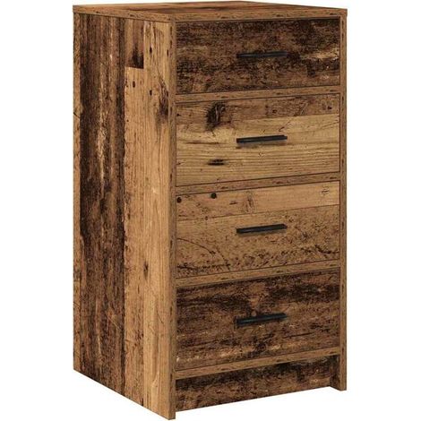 Buffet en Bois d'Ingénierie Style Ancien, Meuble de Rangement 40 x 41 x 75 cm (1/5)