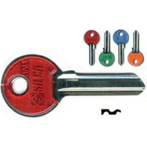 10PZ chiavi per cilindri  5 spine piccole ie3sl - ie3sl dx slim fluo colori assortiti
