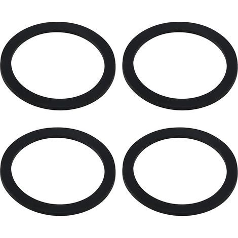 Lot de 4 joints toriques en caoutchouc de rechange pour bac de douche de 90 mm - 105 mm x 85 mm x 4 mm (1/5)