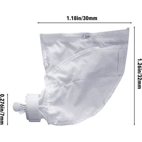 2 pcs Sacs de Nettoyeur de Piscine, Sac à Limon Adaptable Haute Qualité pour Polaris 280 ou 480 Robot Nettoyeur de Piscine
