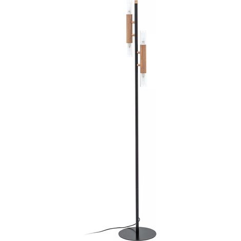 Zumaline MADERA Lampada da terra multibraccio, legno, 4x G9 (1/2)