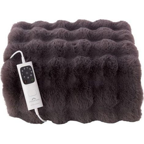 Dreamland Hygge Days Cloudy couverture chauffante grise 160x120