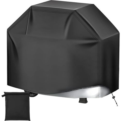Housse Barbecue Exterieur, 80 × 66 × 100 cm Bache Barbecue Exterieur, Noir Housse Plancha, Matière en Polyester, pour Intérieur, Extérieur, Balcon et Terrasse (1/5)