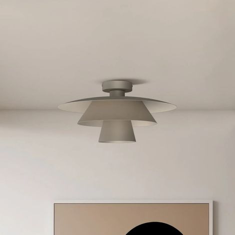 [GEBRAUCHT] B-Ware Luminex Deckenleuchte Pendelleuchte Plato Beige Stahl Lampe Leuchte Wohnzimmer