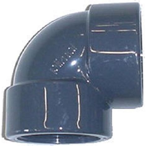 Raccord PVC pression - Coude 90° PVC pression mixte FF Ø63-2''