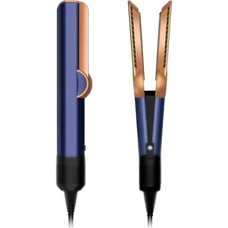 Herramienta para peinar el cabello, 2 en 1, fácil de usar, azul dorado, EU-d (1/2)