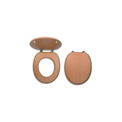 Novaservis Prestige - Abattant en bois plaqué, hêtre rouge WC/BUK (1/2)
