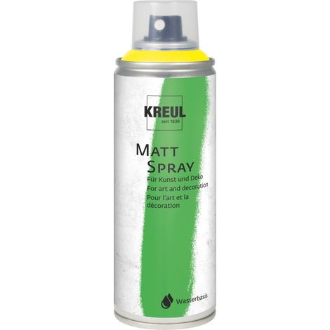 Kreul Matt Spray gelb 200 ml Künstlerfarben