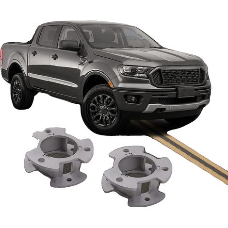 Höherlegungssatz, Stahl, 2,5 Zoll Höherlegung, 70 cm Länge, kompatibel mit Ford Ranger 2019–2022, einfache Montage (1/5)