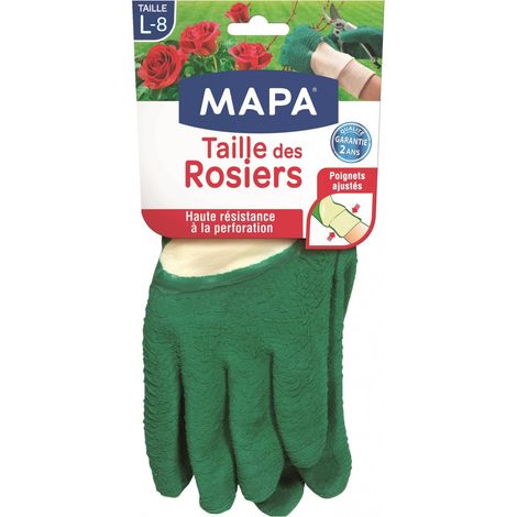 Mapa Taille des Rosiers Gants de Jardinage Vert Taille L (1/4)