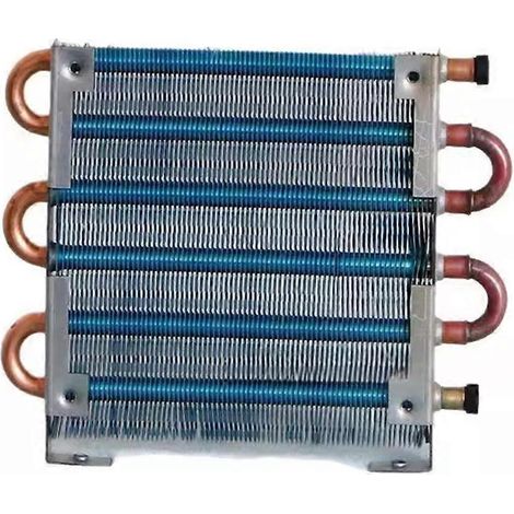 Miniatur-Luftkondensator, Kupferrippenkühler, Verdampfer, Zubehör für Warmwasserkühler 1x6x120 mm (1/5)