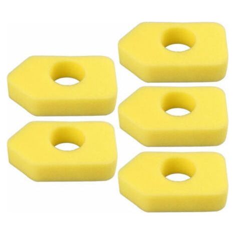 FENOPLASTICAPaquet de 10 filtres à air de rechange pour 698369 Filtre à air en mousse jaune pour tondeuse à gazon (1/5)