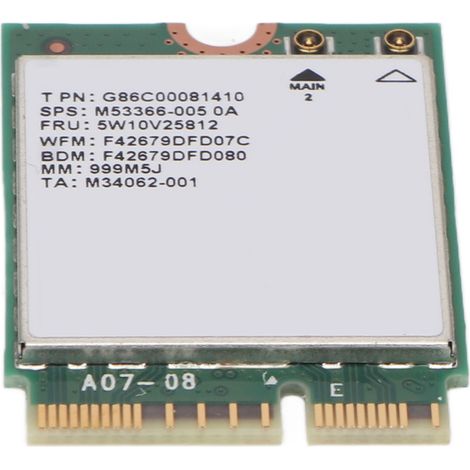 Carte WiFi 6E AX211NGW Tri-Bande 2.4G/5G/6G pour PC, Adaptateur Réseau Sans Fil Haute Vitesse (1/5)