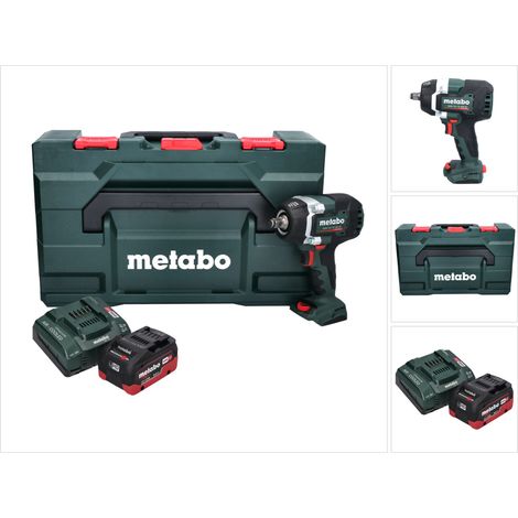 Metabo SSW 18 LTX 800 BL Akku Schlagschrauber 18 V 800 Nm 1/2" Brushless + 1x Akku 8,0 Ah + Ladegerät + metaBOX (1/5)