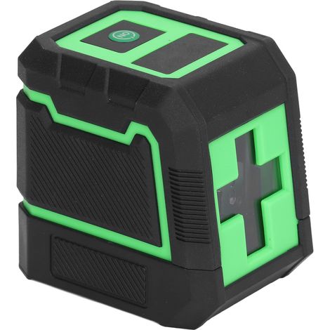 Niveau laser HILDA VNT29003, vert 7,5m auto-nivelant, faisceau croisé horizontal et vertical, outil DIY sans piles incluses (1/5)