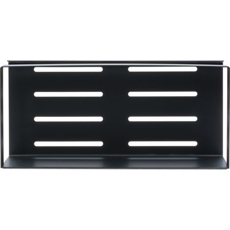 Schöner Wohnen Edelstahl Wandablage Meleto Schwarz Ordnung Badezimmer Aufbewahrung Ablage (1/5)