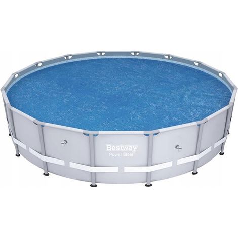 Solarabdeckung Thermomatte Abdeckplane für Pool 488cm 58253 (1/5)