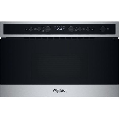 Whirlpool WMN4I4BX Noir, Acier inoxydable Micro-ondes grill Intégré 22 L 750 W
