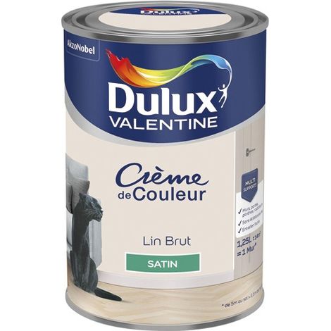 Valentine Crema di Colore Satin 1,25l Lin Brut - Dulux Valentine