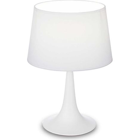 Ideal Lux London - Petite lampe de table 1 lumière blanche, E27 (1/2)