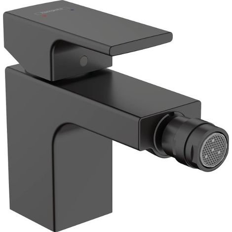 Hansgrohe Vernis Shape - Bidetarmatur mit Ablaufgarnitur, schwarz matt 71211670 (1/5)