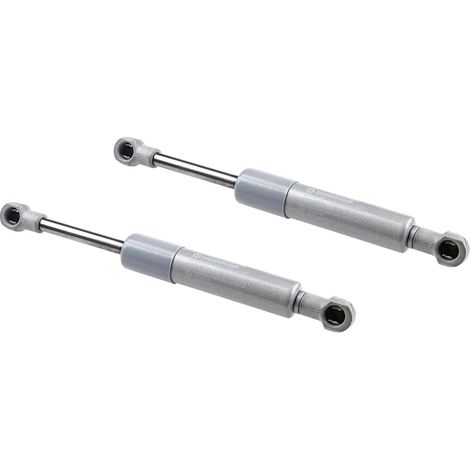 2x ressort à gaz 250N - Amortisseur à gaz Kesseböhmer pour ferrure pivotante HSB - Amortisseur pour volet, porte d'armoire et armoire de cuisine, ressort de compression avec notice (1/5)