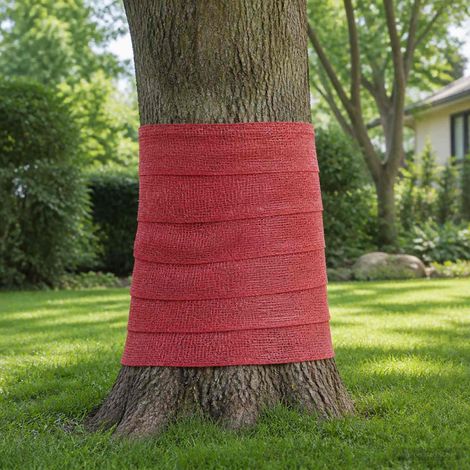 vidaXL Rouleau de jute 50 x 2500 cm Rouge (1/5)