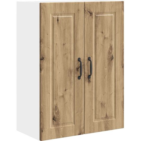 Maison Exclusive - Armadietto a muro PORTO Rovere artigianale 60 x 31 x 80 cm