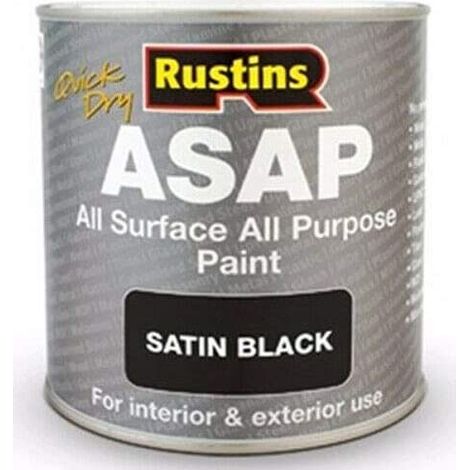 Rustins ASAP Paint Black 1 Litre