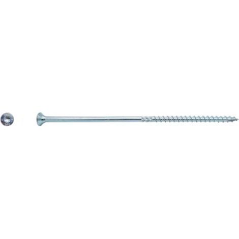 Vis pour construction bois tête fraisante Torx® Zingué - 10 x 80 mm - BIVI (1/2)