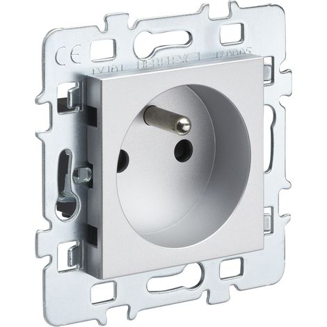 DEBFLEX - CASUAL MECANISME PRISE DE COURANT 2P+T ALU - 742925