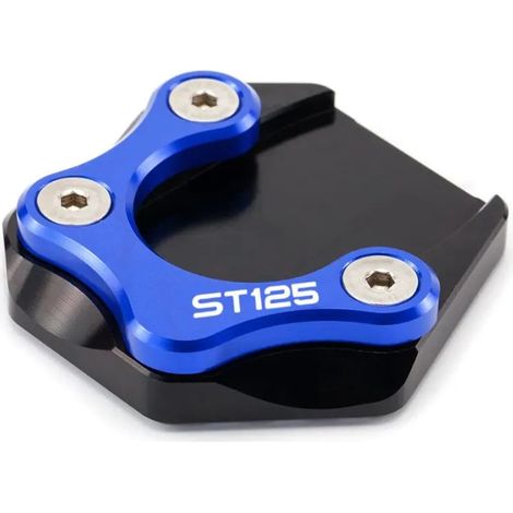 (Bleu) Compatible avec HONDA ST125 DAX125 2022 2023 2024 Accessoires Béquille Pied Béquille latérale Extension de béquille latérale Plaque de support maxpower (1/4)