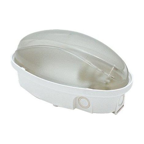PLAFONIERA LED OVALE PANDA FME  BIANCA VOLT 230 W 12 NAT LN 960 IP65