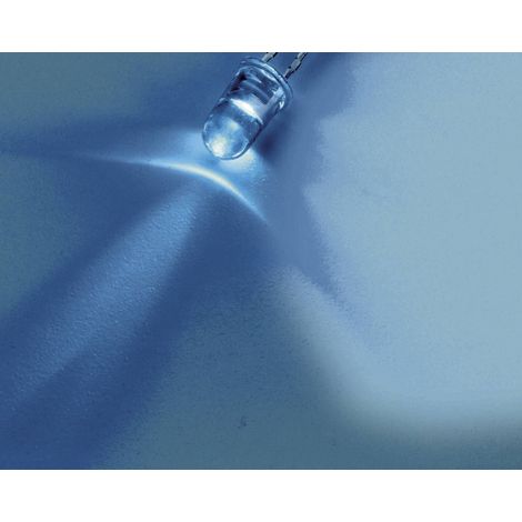 Nichia NSPB510AS Sel. wV/W LED bleu rond 5 mm 4700 mcd 30 ° 20 mA 3.2 V Q67488