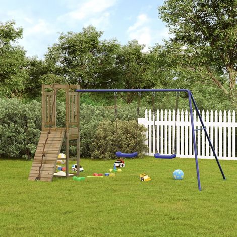 Parque infantil de exterior madera de pino impregnada vidaXL (1/5)