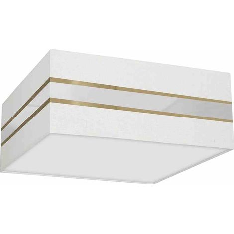 Plafonnier carré ULTIMO BLANC 3xE27 (1/5)