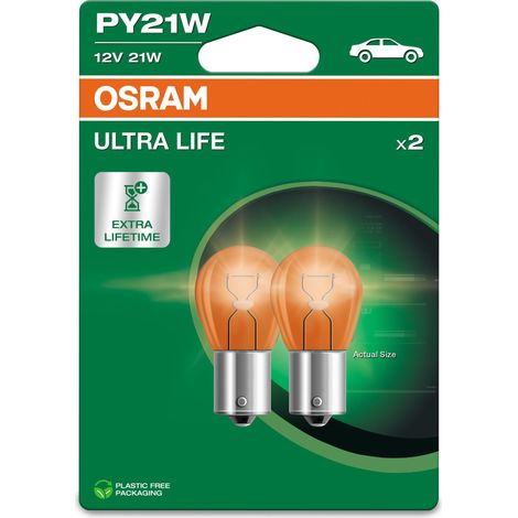 Osram Automotive 4062172394871 Lampadina standard Ultra Life PY21W 21 W 12 V (1/2)