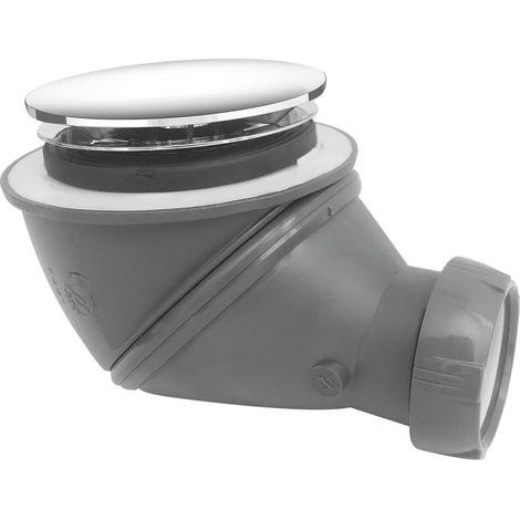 Wirquin 30723215 James D90-Piletta per Doccia con Uscita orientabile a 360° e griglia in ABS Cromato (1/5)