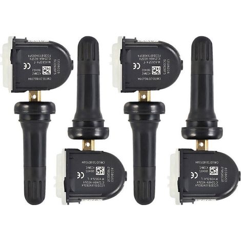 Set 4 capteurs de pression des pneus pour Opel Astra K, Astra J, Corsa D, BGHYHYHI, noir