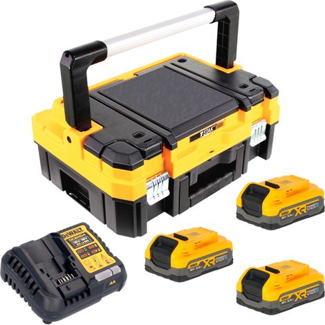 DeWalt DCBP 318 Powerstack batteria 18 V 3,5 Ah / 3500 mAh XR Li-Ion - con indicatore di carica (1/4)