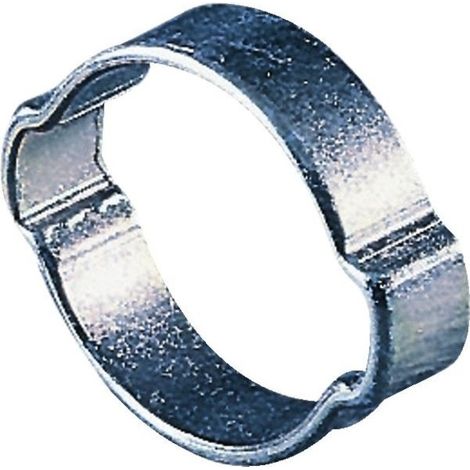 Collare per orecchie in acciaio con rivestimento diametro esterno 7 a 9 mm C100